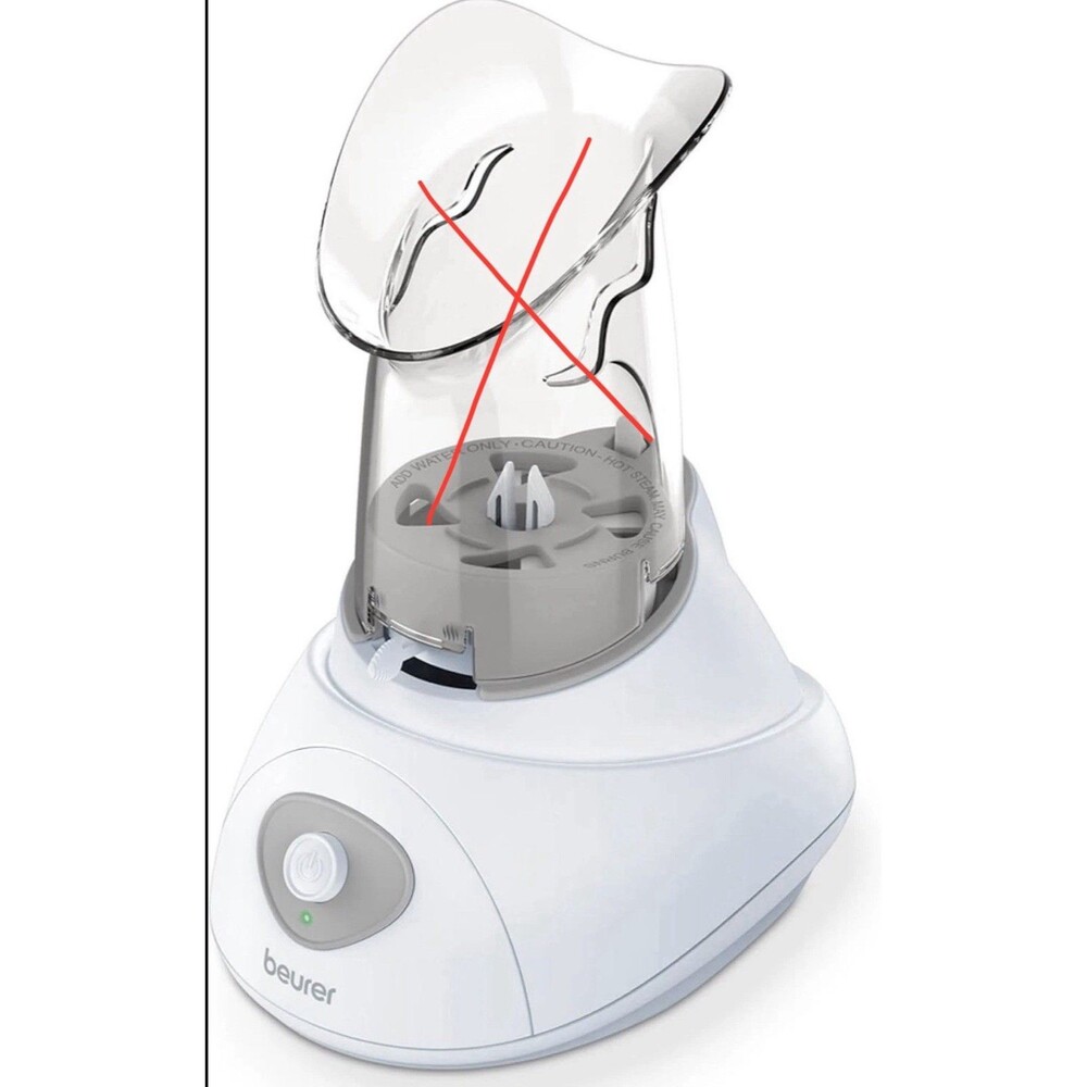 Beurer SI30 Steam Inhaler White Sinus Relief Face Steamer ONLY MOTOR, No MASK